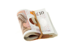 10 British Pound Banknotes
