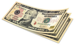 10 USD Banknotes