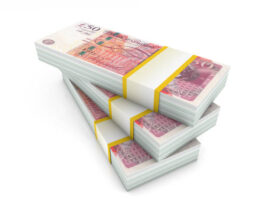 50 British Pound Banknotes